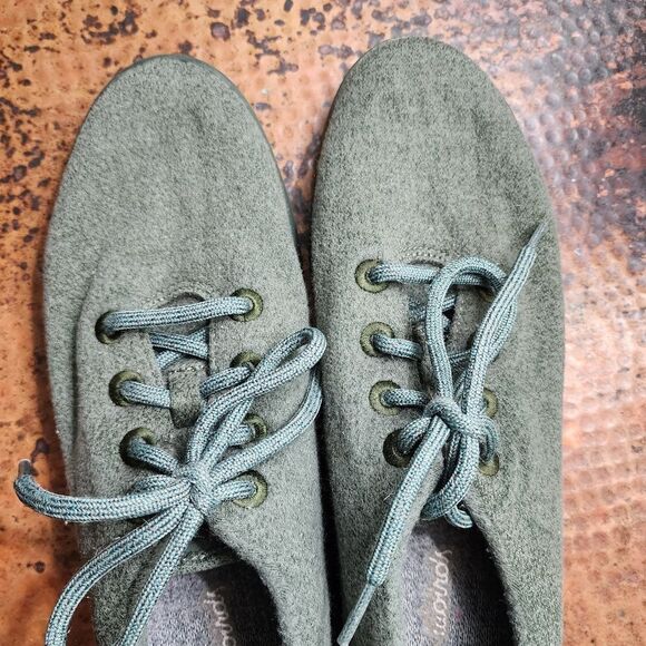 allbirds Women's Wool Runners - Tuke Matcha (Dark Green) 396 - Picture 3 of 14